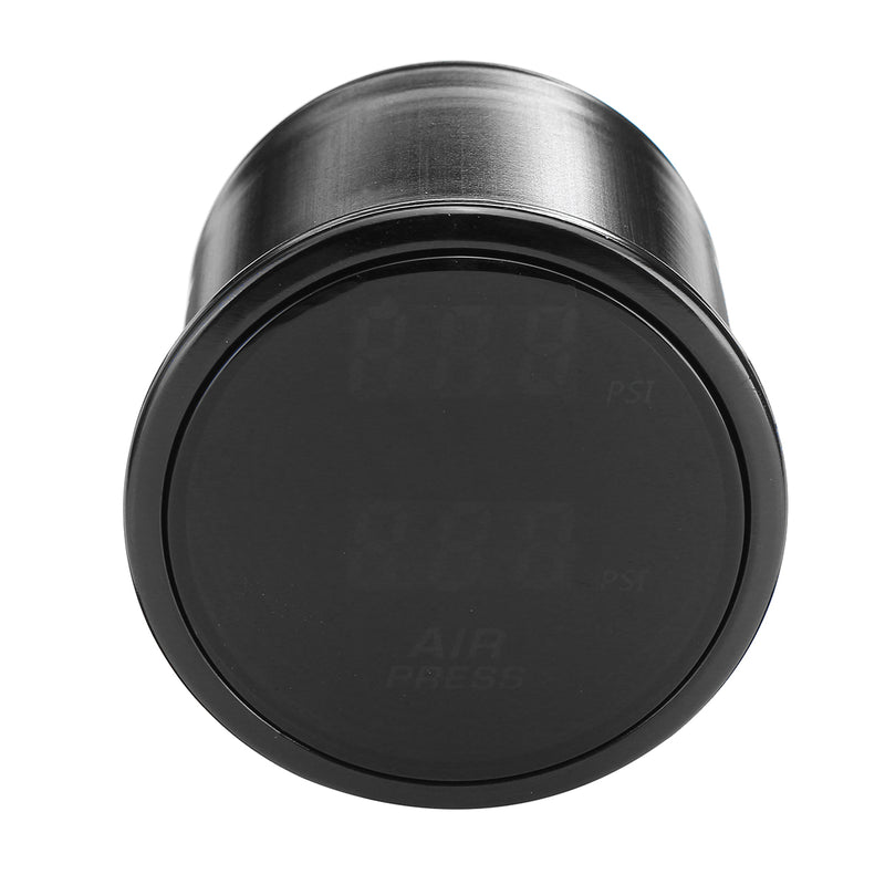 2'' 52mm LED Dual Digital Air Pressure Gauge PSI Air Suspension Meter with Sensors