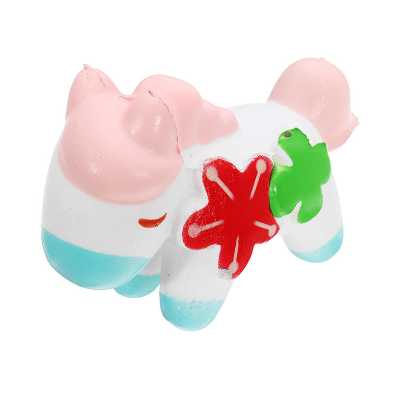 Four-leaf Horse Squishy 14CM Slow Rising With Packaging Collection Gift Soft Toy