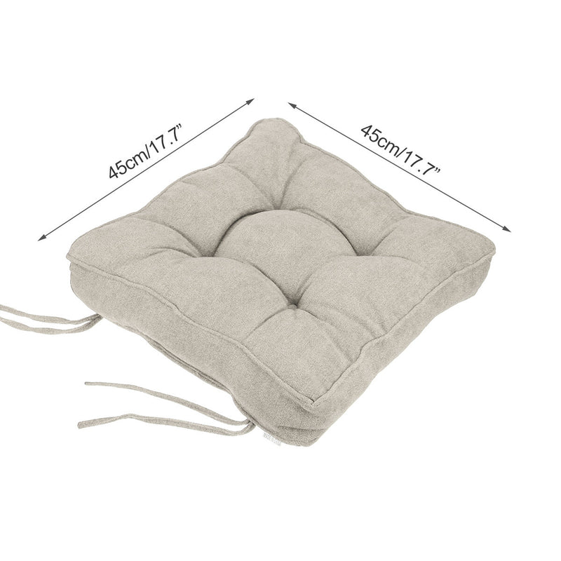 45*45CM Snow Fleece Chair Cushion Plush Tatami Floor Cushion Soft Square Plush Chair Cushion