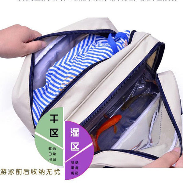 Travel Storage Finishing Package Sports Fitness Towel Dry And Wet Separation Bag Wash Bag Men And Women Waterproof Bag Large