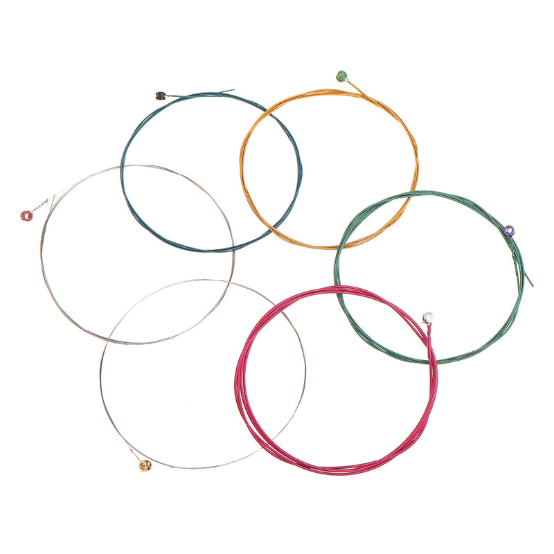 ORPHEE TX620-C Acoustic Guitar Colorful Strings Extra Light Tension Guitar Accessories For Guitar Players