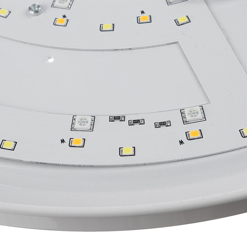 Bluetooth-Enabled LED Ceiling Light with Music Speaker and Dimmable Lamp - Bluetooth WIFI RGB APP Remote Room