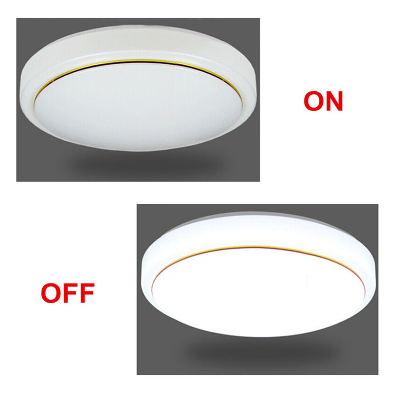 12/18/24W Modern Round LED Ceiling Light Home Bedroom Kitchen Mount Fixture Lamp