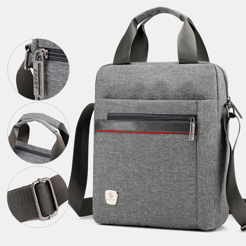 Men Large Capacity Nylon Shoulder Bag Handbag For Outdoor