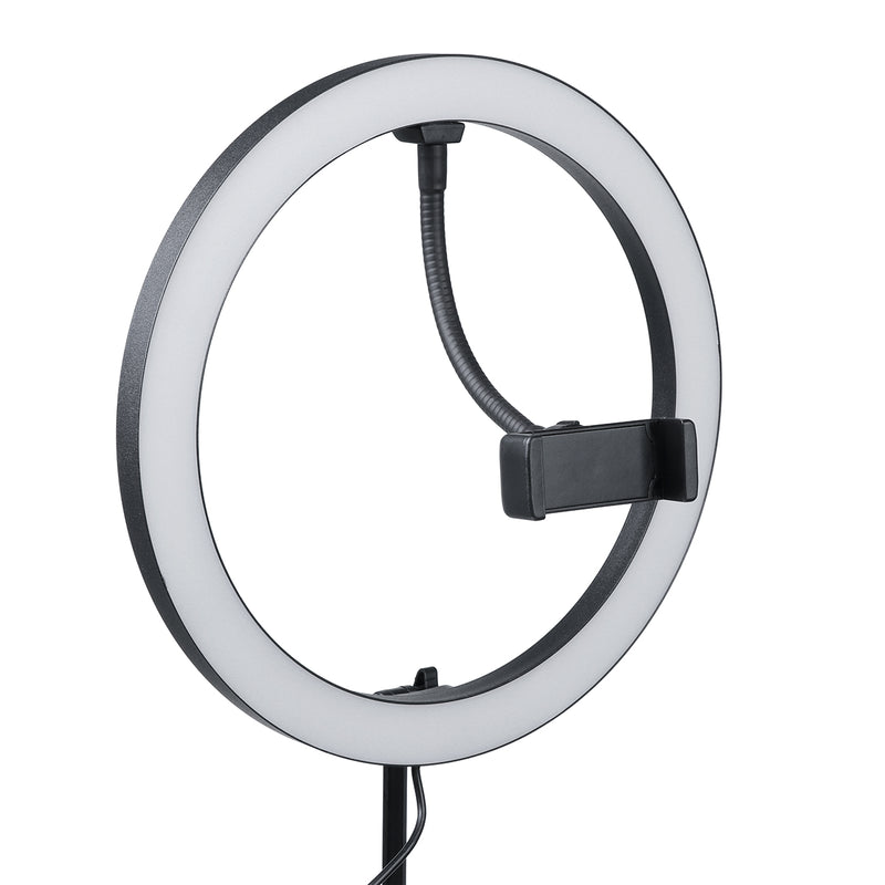 Retractable 10 Inches LED Ring Lamp Live Fill Light Photography Selfie Beauty Light with Bracket