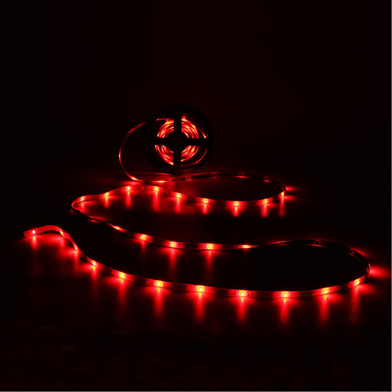 DC12V 5M SMD2835 24W Waterproof Alexa Smart Home WIFI Controller APP Control RGB LED Strip Light Christmas Decorations Clearance Christmas Lights