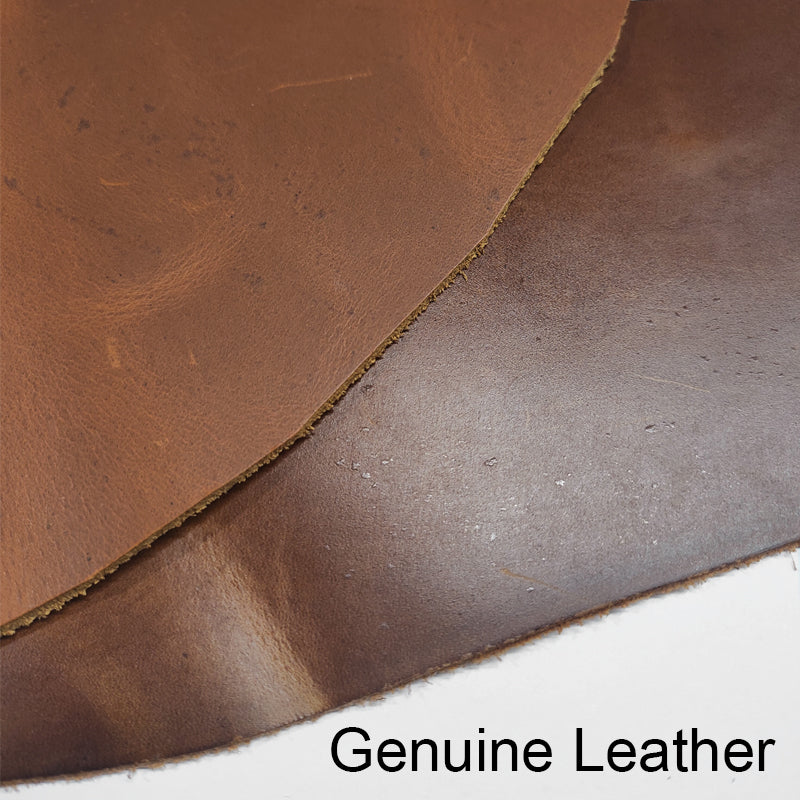 Men's Genuine Leather Convenient Solid Color 6.3inch Phone Case Wallet Belt Bag Waist Bag