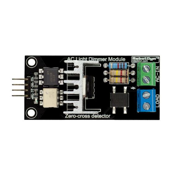 1 Channel AC Light Dimmer Module for PWM Controller - RobotDyn For 3.3V/5V Logic 50hz 60hz 220V 110V
