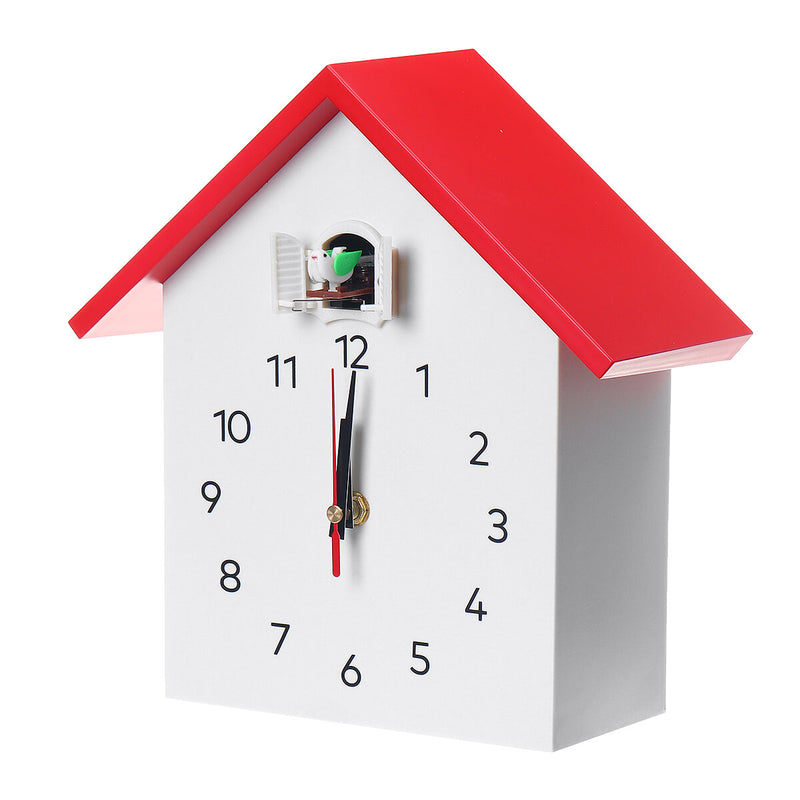 Cuckoo Quartz Wall Clock Modern Bird Home Living Room Hanging Watch Decoration