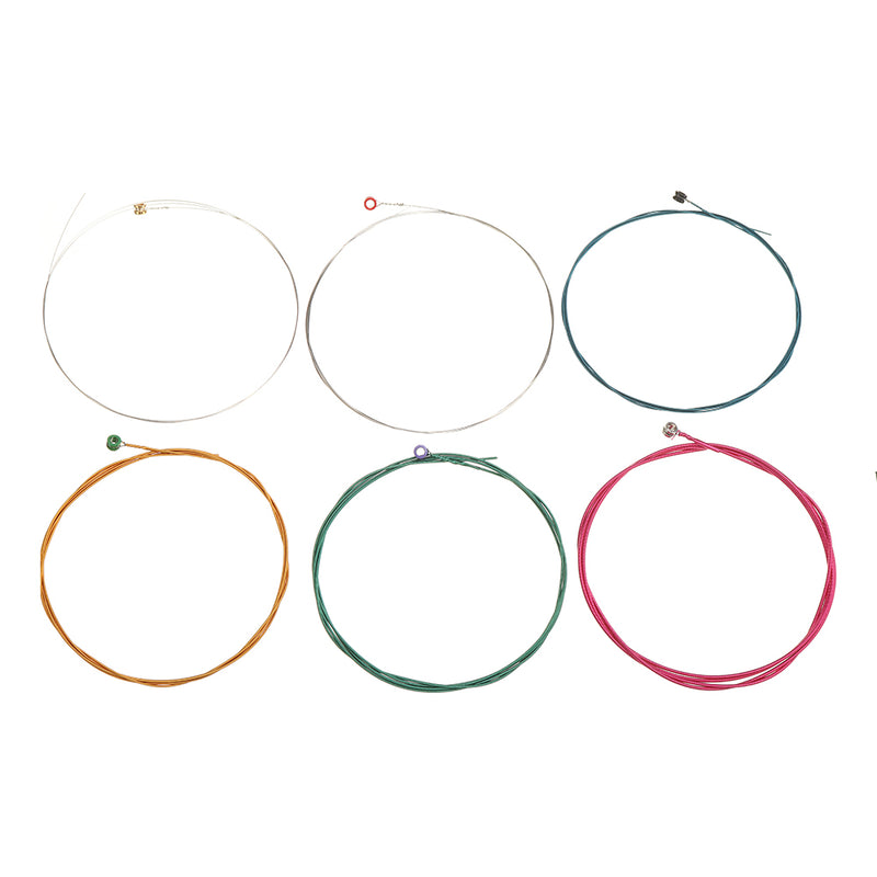 ORPHEE TX620-C Acoustic Guitar Colorful Strings Extra Light Tension Guitar Accessories For Guitar Players