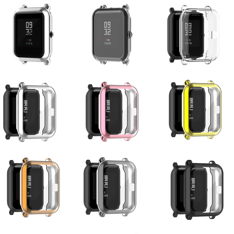 Bakeey Electroplating All-inclusive TPU Watch Case Cover Watch Protector for Amazfit bip/bip lite