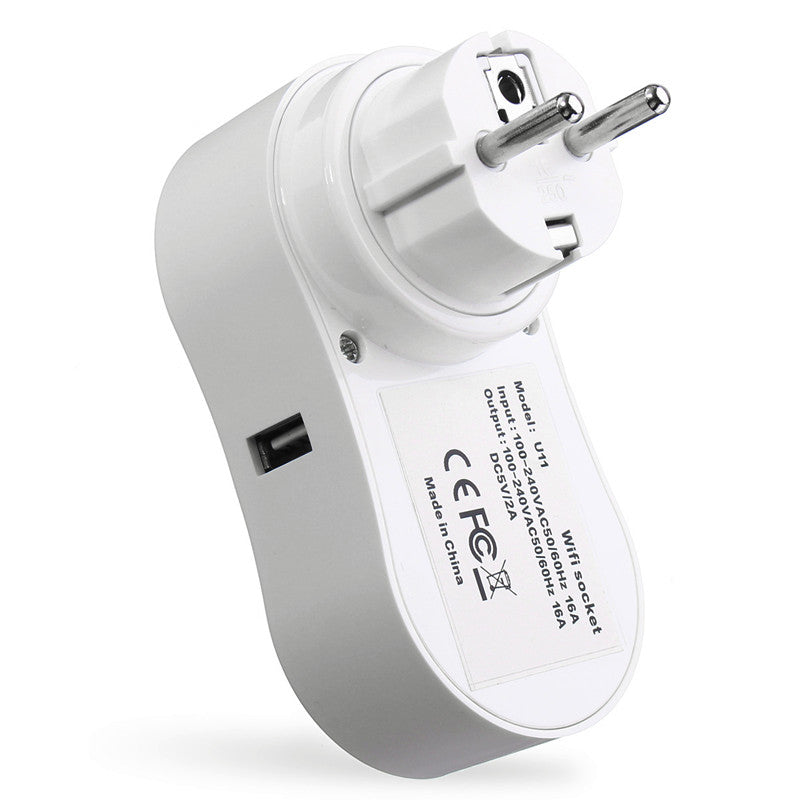WIFI Mobile Phone Remote Control Smart Timer Home Socket EU US Plug Switch AC110-240V