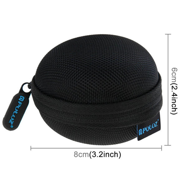 PULUZ Portable Round Charger Mini Storage Case Box for Gopro Hero