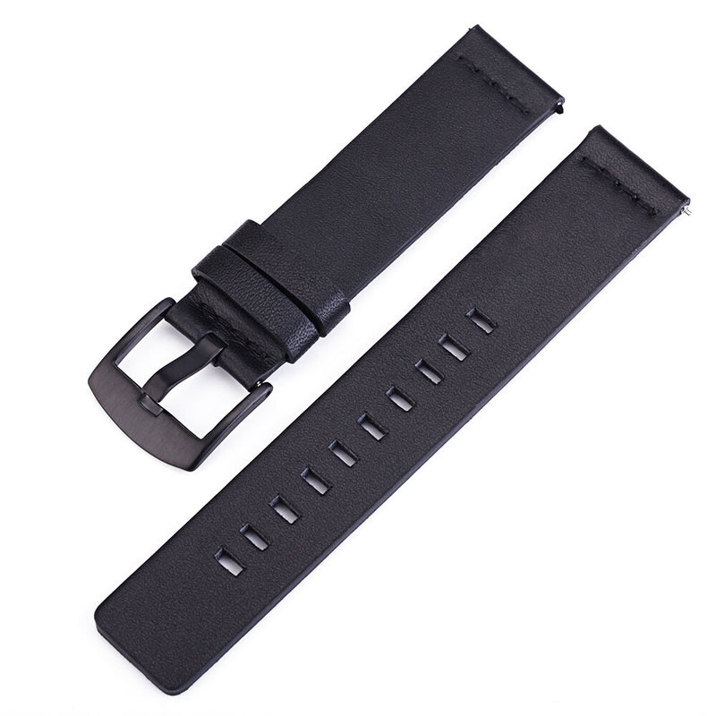 Bakeey 18/20/22mm Width Universal Pure Genuine Leather Watch Band Strap Replacement for Samsung Galaxy Watch 3 41mm / Gear S3 / Honor Magic / Vivoactive 4