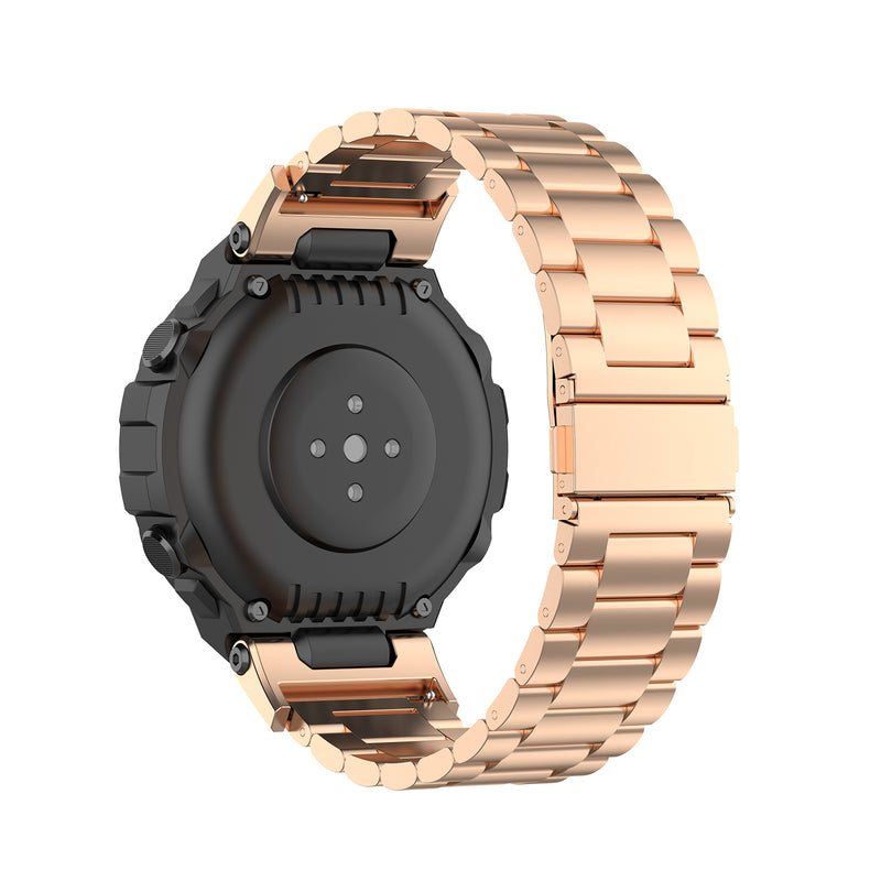 Bakeey Stainless Steel Watch Band with Band Adjust Tool for Amazfit T-REX A1918 Smart Watch