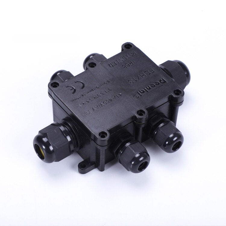 Deenlai 2P/3P/4P Small Plastic PC  IP68 Waterproof Electrical Junction Box 713 with Terminal