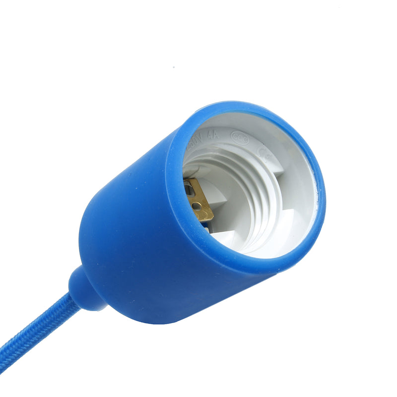 60W Modern Ceiling Fabric Cable Pendant Light Holder E27 Bulb Lamp Fitting