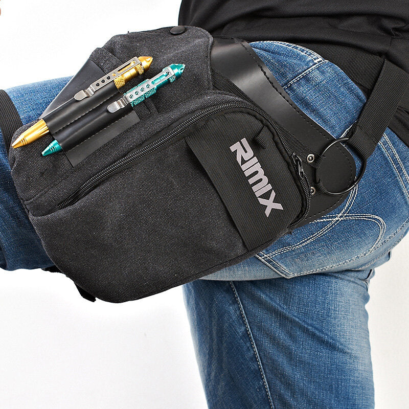 RIMIX Multi Functional Tactical Waist Pack Waterproof Canvas Tool Bag Outdoor Cycling Fishing Bag