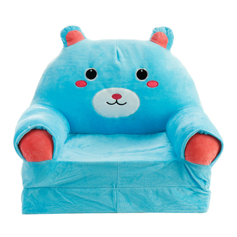 Children's Folding Sofa Cartoon Animal Chair Cushion Home Household Kindergarten Baby Chair Seat Supplies