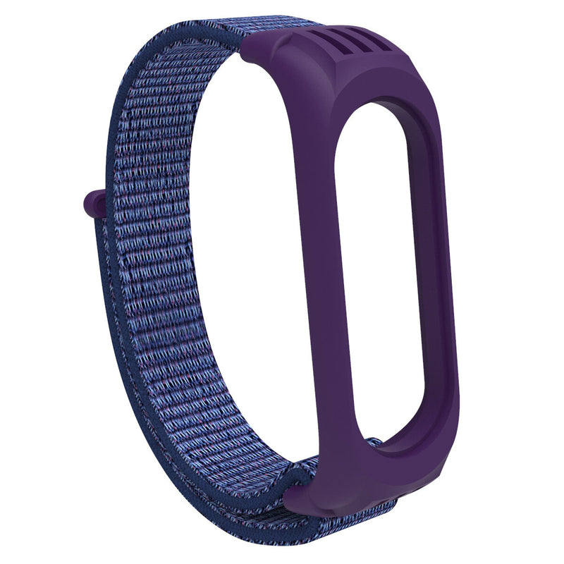 Holdmi 2-IN-1 Comfortable Nylon Watch Strap Band + TPU Watch Case Cover Replacement for Xiaomi Mi Band 5 / Xiaomi Mi Band 4 / 3 Non-original