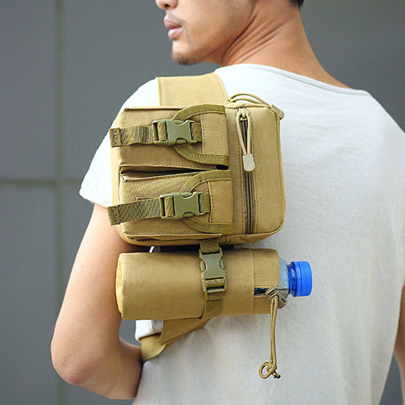 Men Multifunction Tactical Belt Bag Casual Sling Crossbody Bag Waist Bag