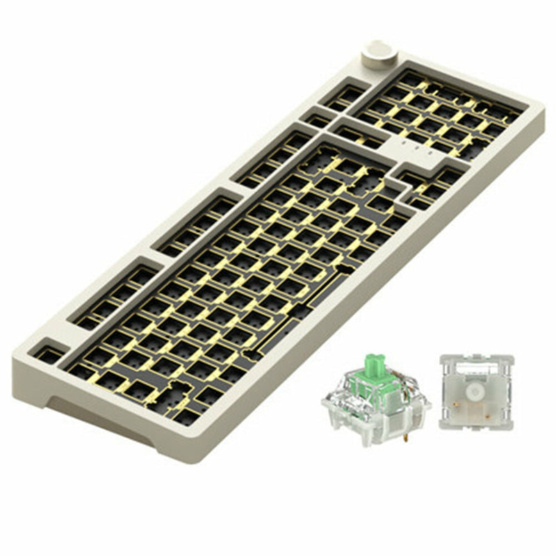 JAMESDONKEY RS2 Mechanical Keyboard Customized Kit Hot-Swap White Light 96% Wired bluetooth 2.4G Triple Mode