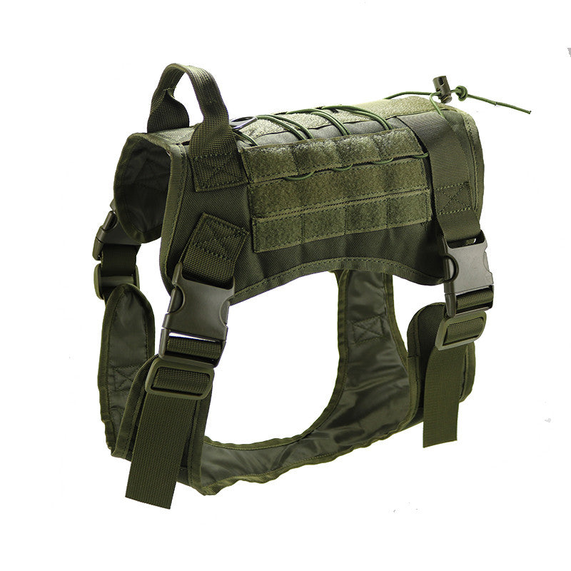 Hunting Dog Military Camouflage Tactical Vest Pet Dog Clothes Outdoor Training Molle Dog Harness