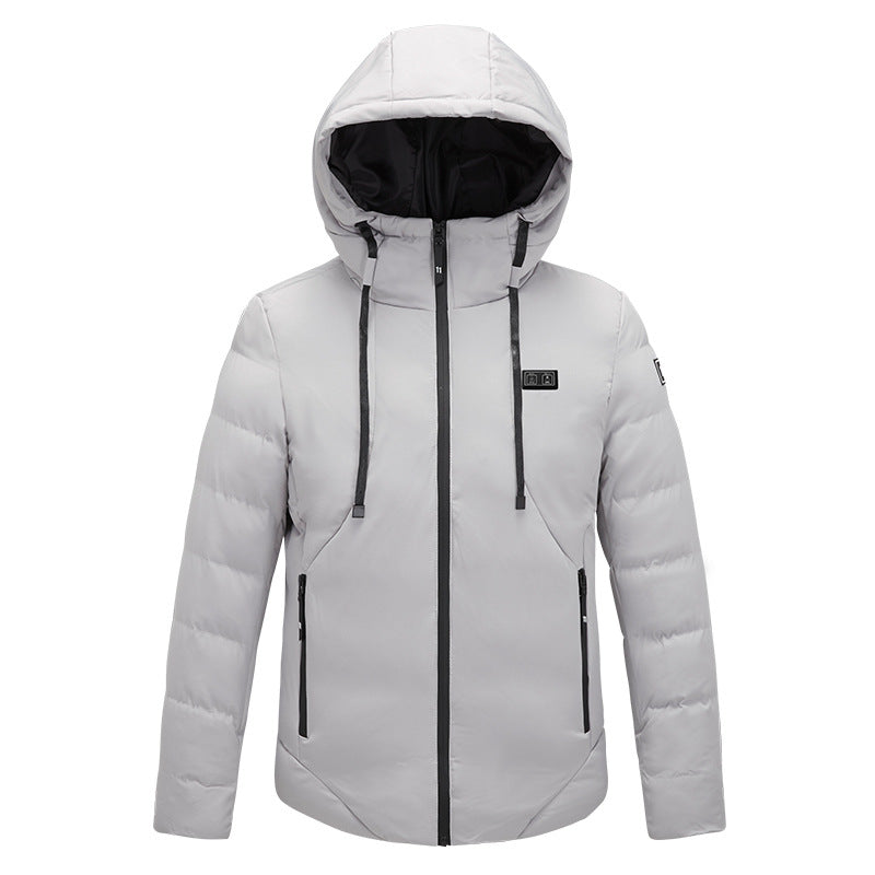 3-Modes Control Winter Heated Jacket USB Charging Coat Warm Up Heated Clothing Washable Soft Safe Top