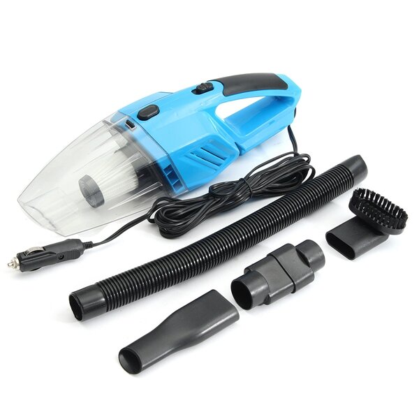 DC12V 120W Car Vacuum Cleaner Handheld Wet & Dry Dual Use Auto Cleaning Tool