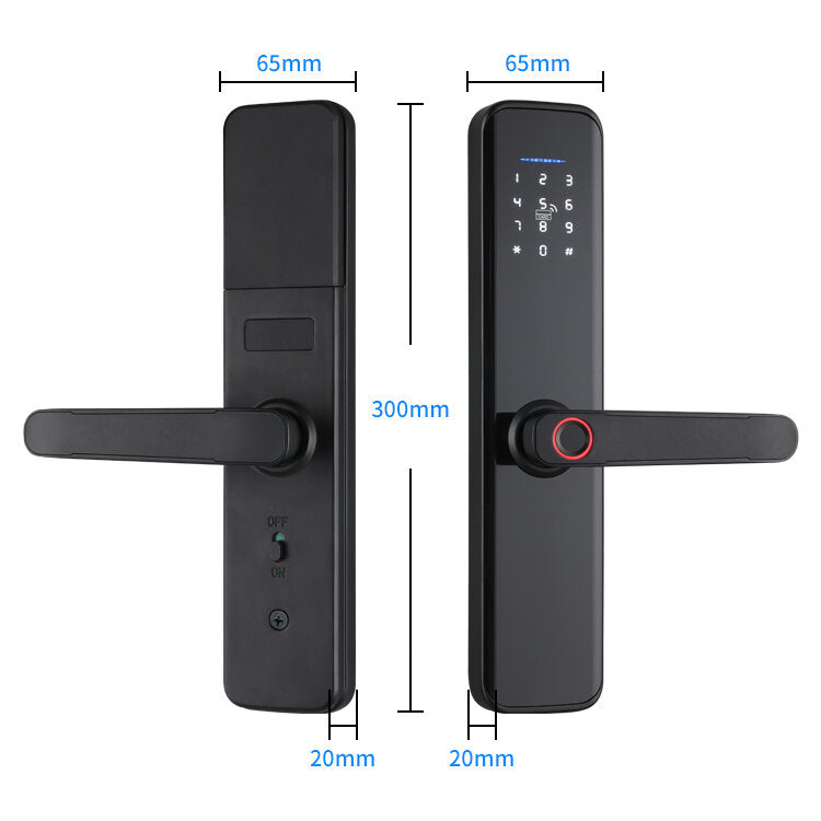 WAFU WF-007B-PRO Tuya Bluetooth Smart Fingerprint Electronic Lock Indoor Password Office Door Lock for Hotel Home