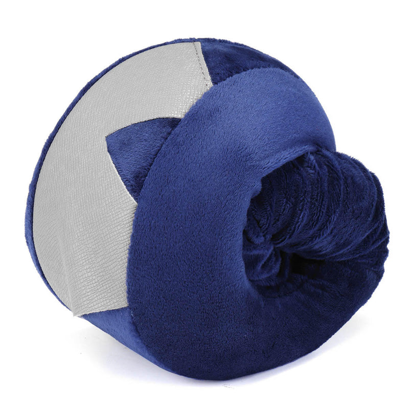 Honana Blue Slow Rebound Memory Cotton Neck Pillow U Type Pillow Storage Pouch Travel Pillow