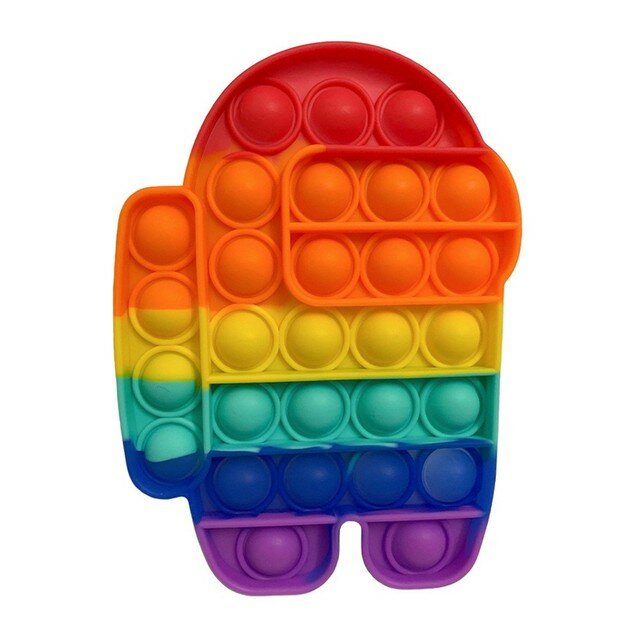 Push Up Bubble Fidget Toys Adult Stress Relief Toy Antistress Soft Squishy Pack Sensory Autism Anti-Stress for Adult Child Toys
